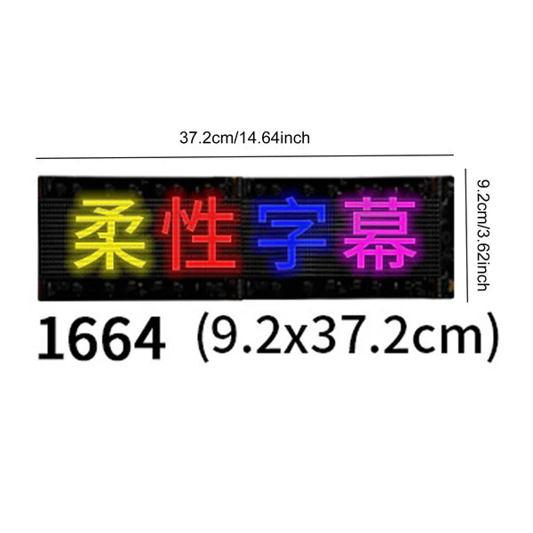 LED Matrix Panel 9.2*37.2CM