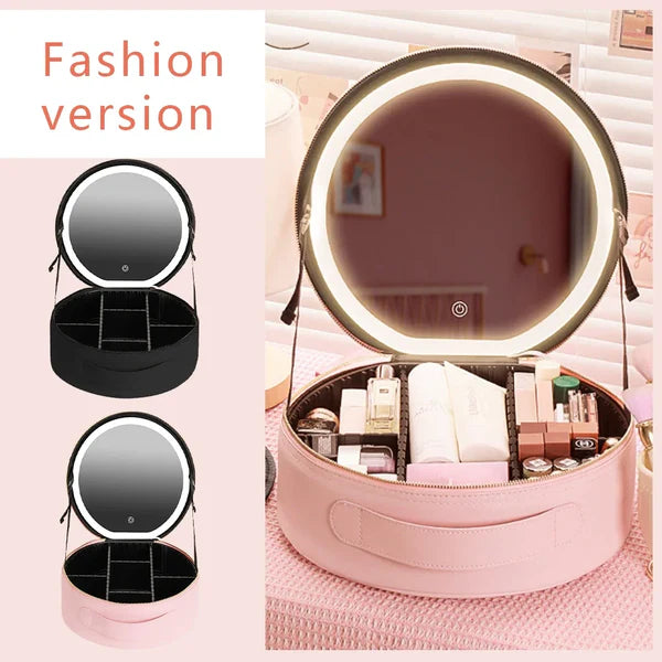 Portable LED Vanity Cosmetic Case