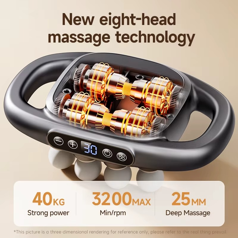 Power8 Head Fascia Gun Massager