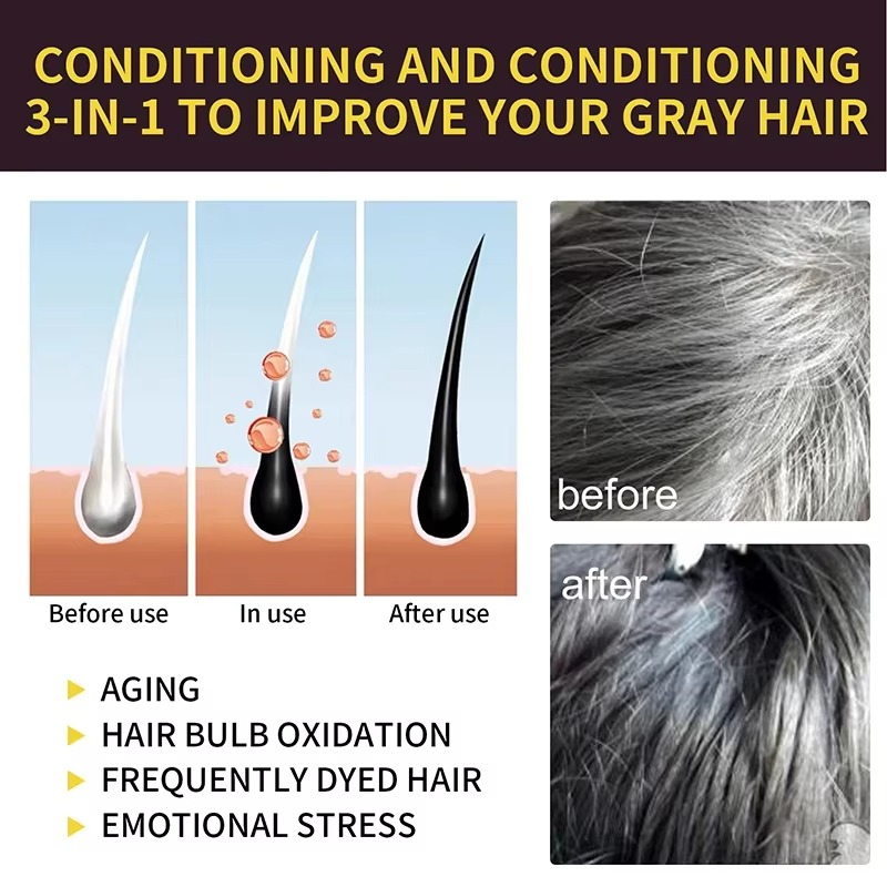 Black Hair Dye Shampoo