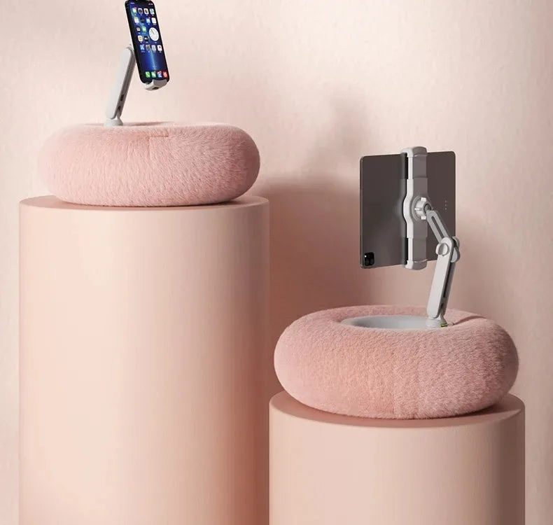 Plush Pillow Phone & Tablet Stand
