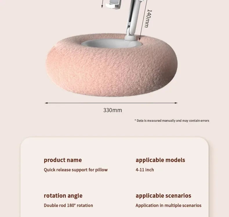Plush Pillow Phone & Tablet Stand