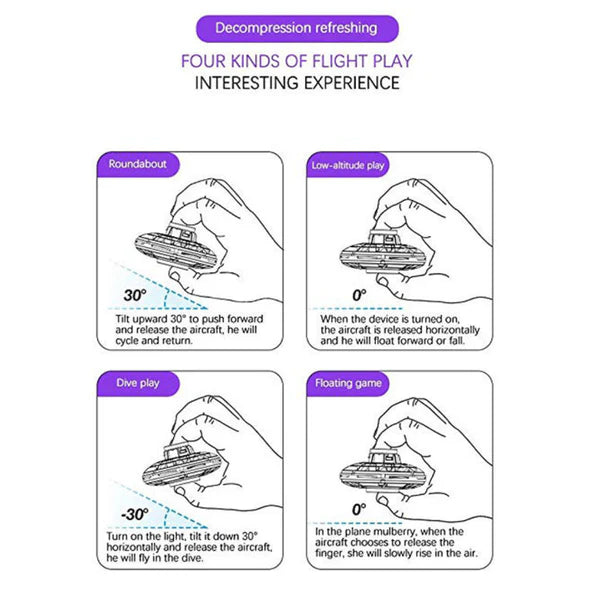 GlideTech Hand-Controlled Flying Spinner
