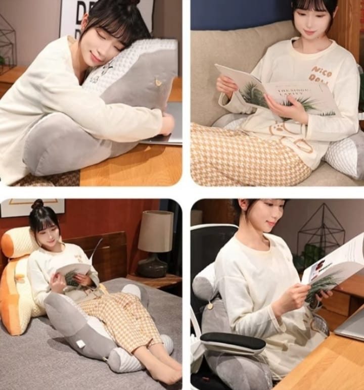 Grey SoftRest Cushion Pillow