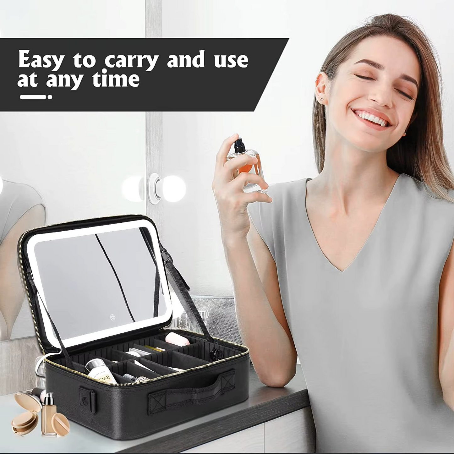 LED Cosmetic Case.