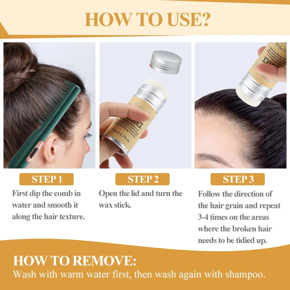 Style Hair Wax Stick