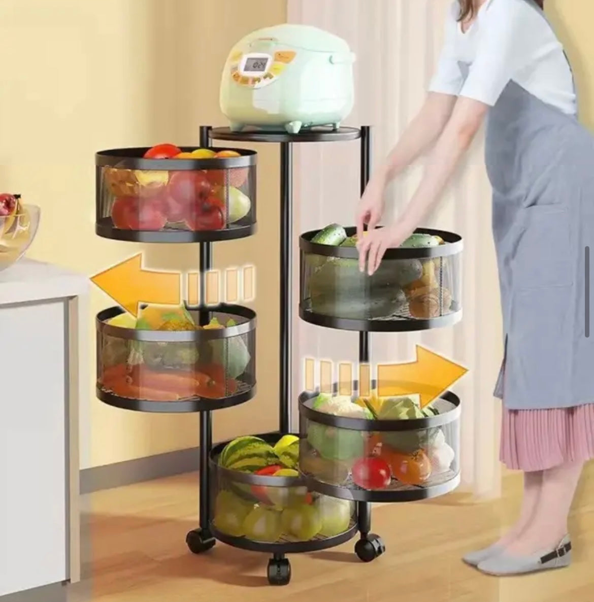 Circle Slide Fruit Holder