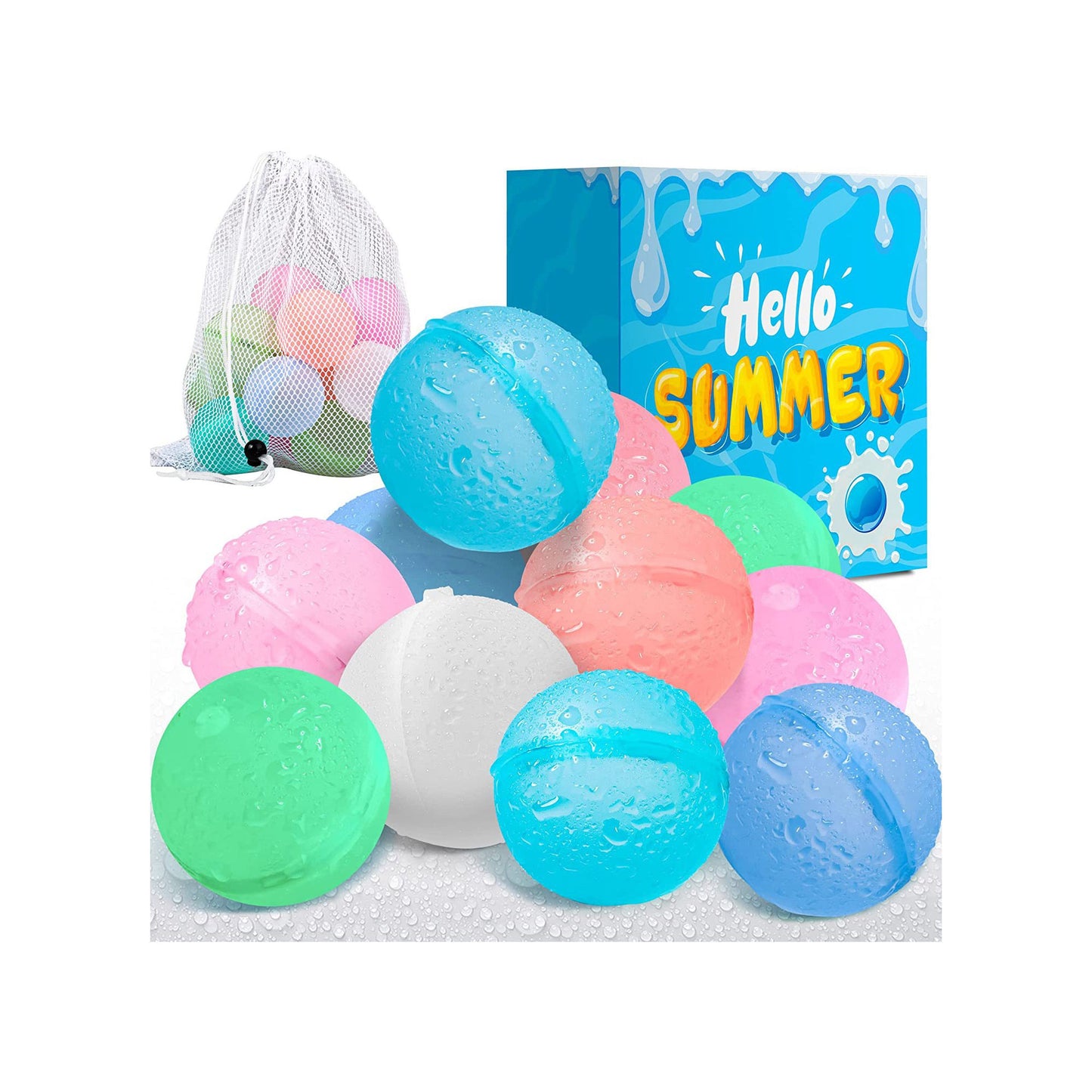 Water Balls (pack of 6 Mix colors)