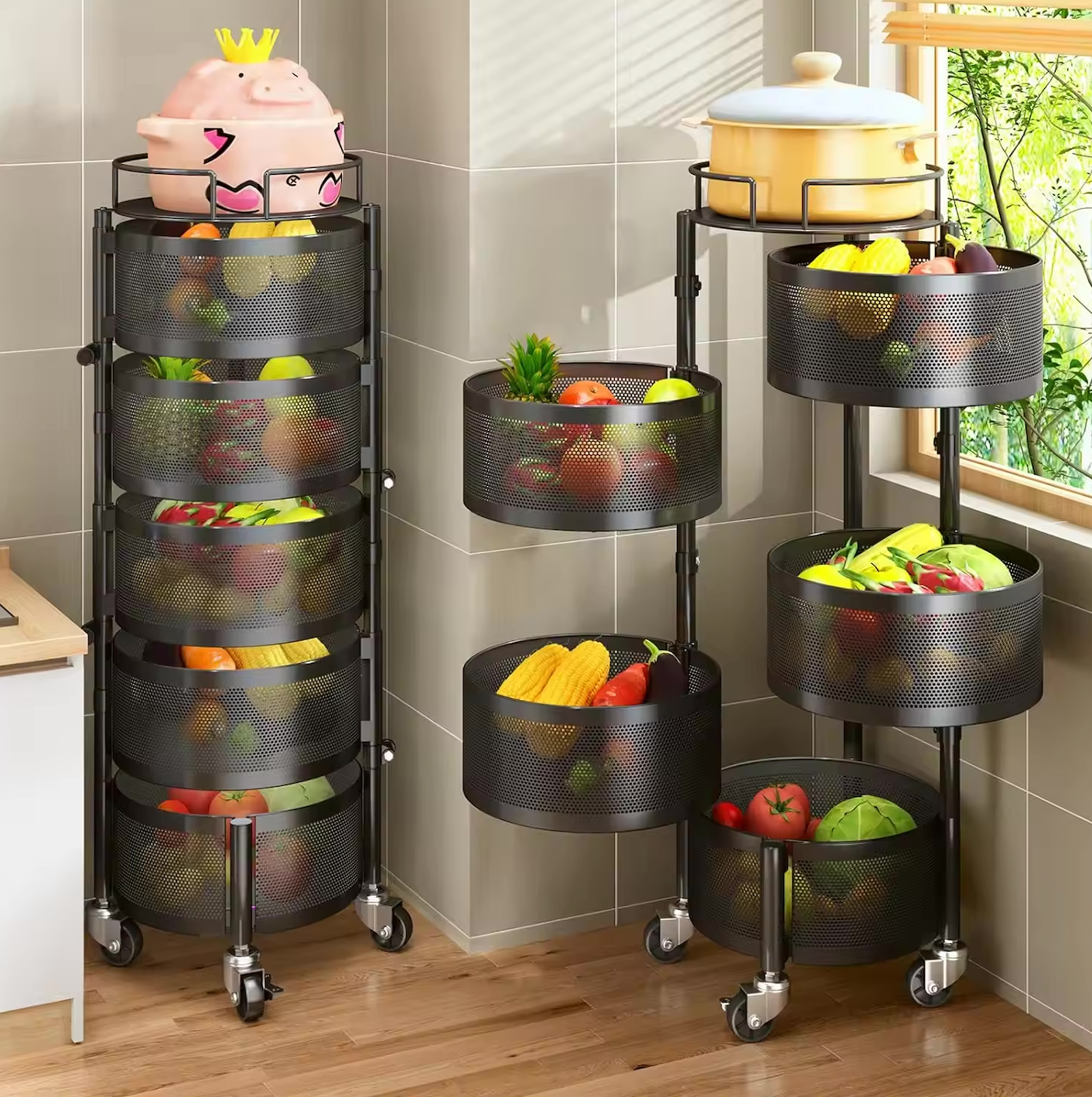 Circle Slide Fruit Holder