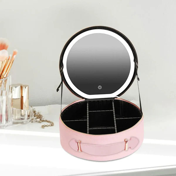 Portable LED Vanity Cosmetic Case
