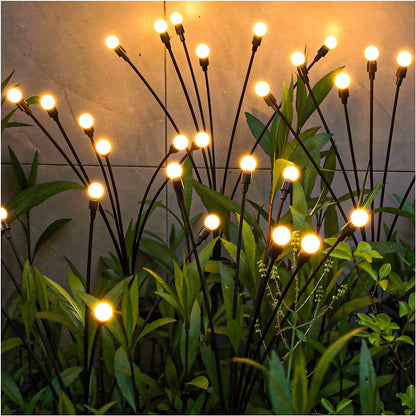 Solar Firefly Glow Garden Lights - 6 Light Bulbs