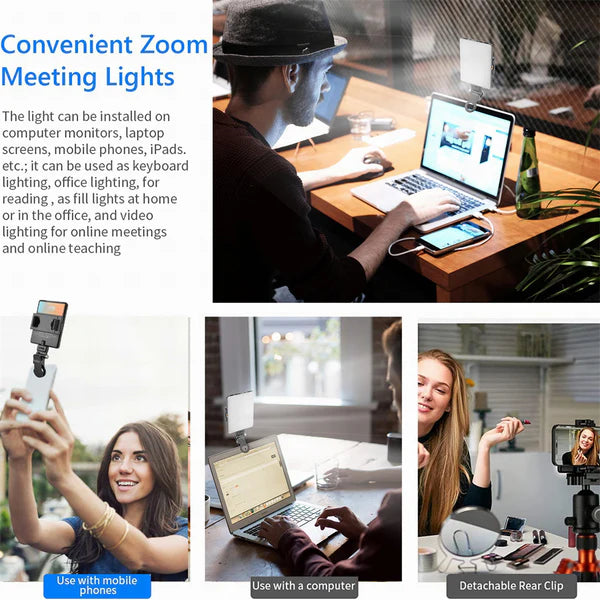 LuminaGlow Selfie Light Pro
