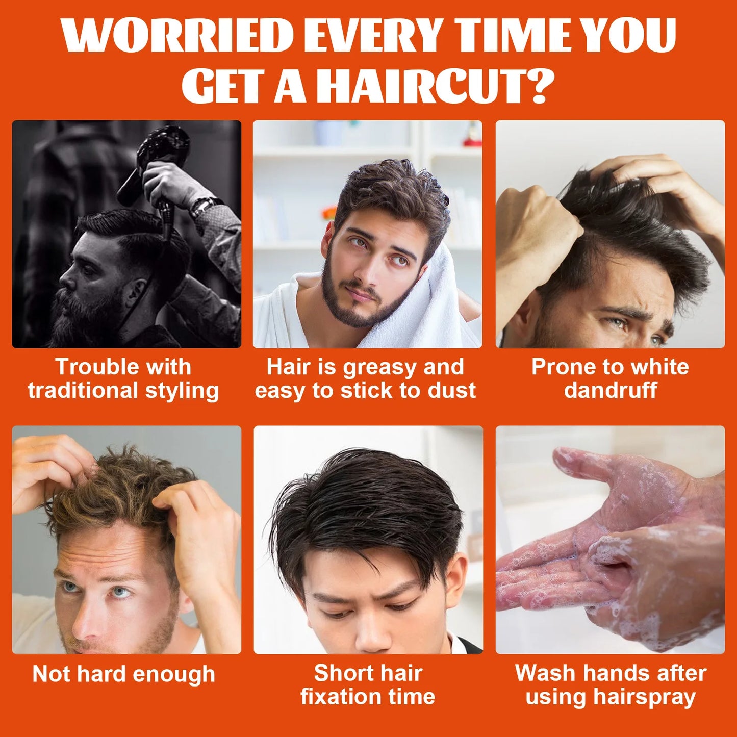SlickBack™ Men's Hair Gel Comb