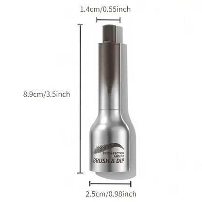Instant brow brush