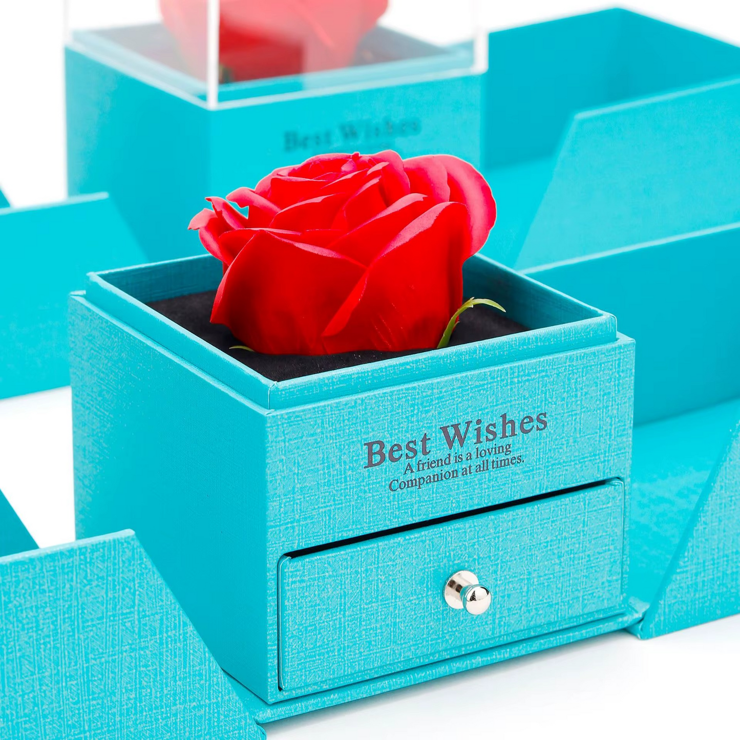 Blue Love box + I love u in 100 languages